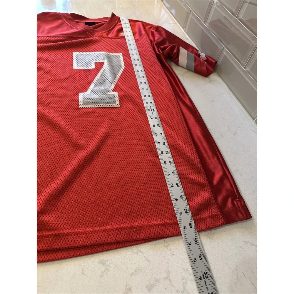Starter VTG Ohio State Buckeyes Football #7 Jersey Mens S Uniform Shirt Red Mesh